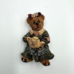 Boyds‎ Bears & Friends Bearwear Teacup Tea Party Pin Brooch #26102 Vintage